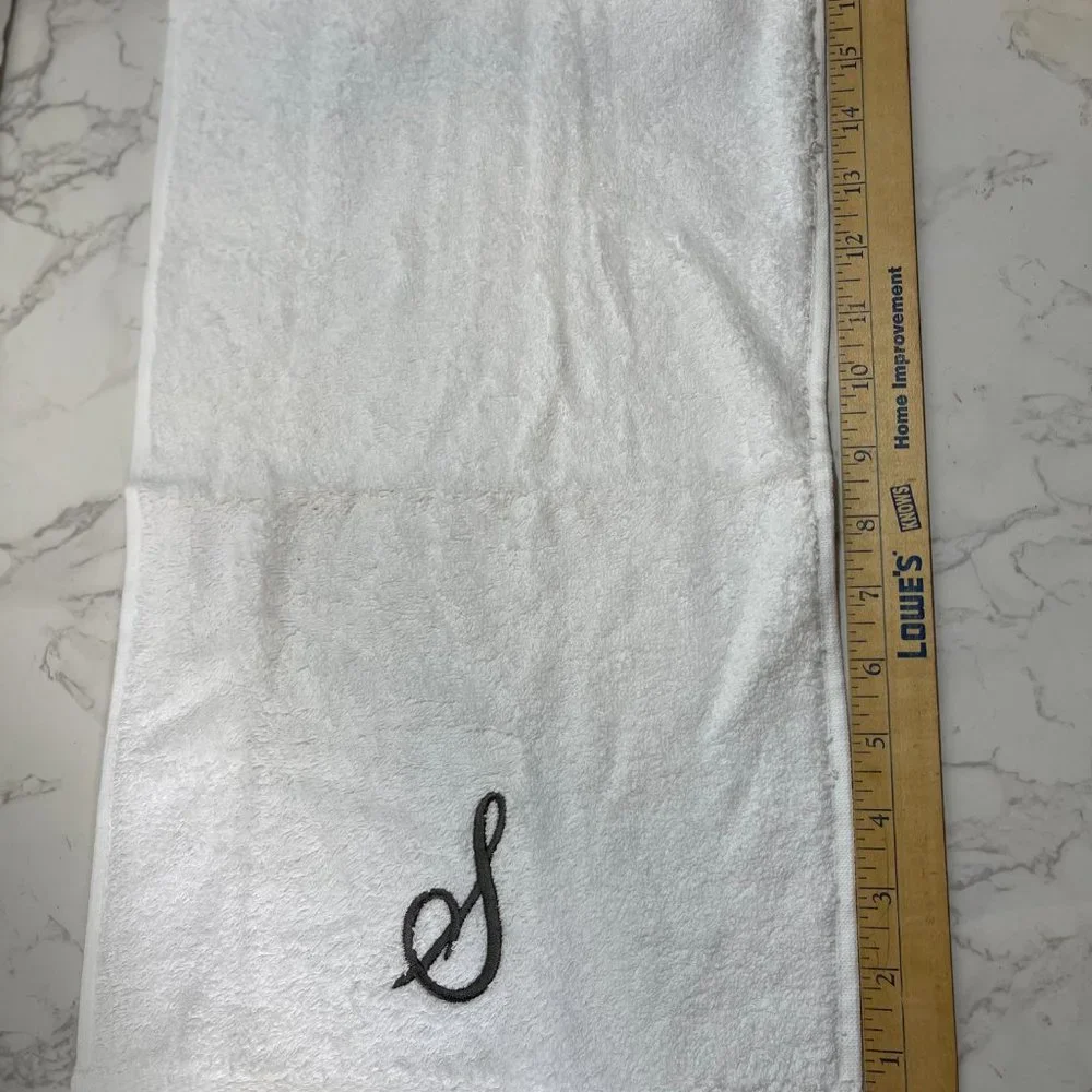 3 Towel Set, White, Avanti Monogram 